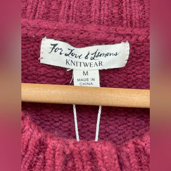 FOR LOVE & LEMONS HAILEY CARDIGAN MEDIUM - Picture 12 of 16